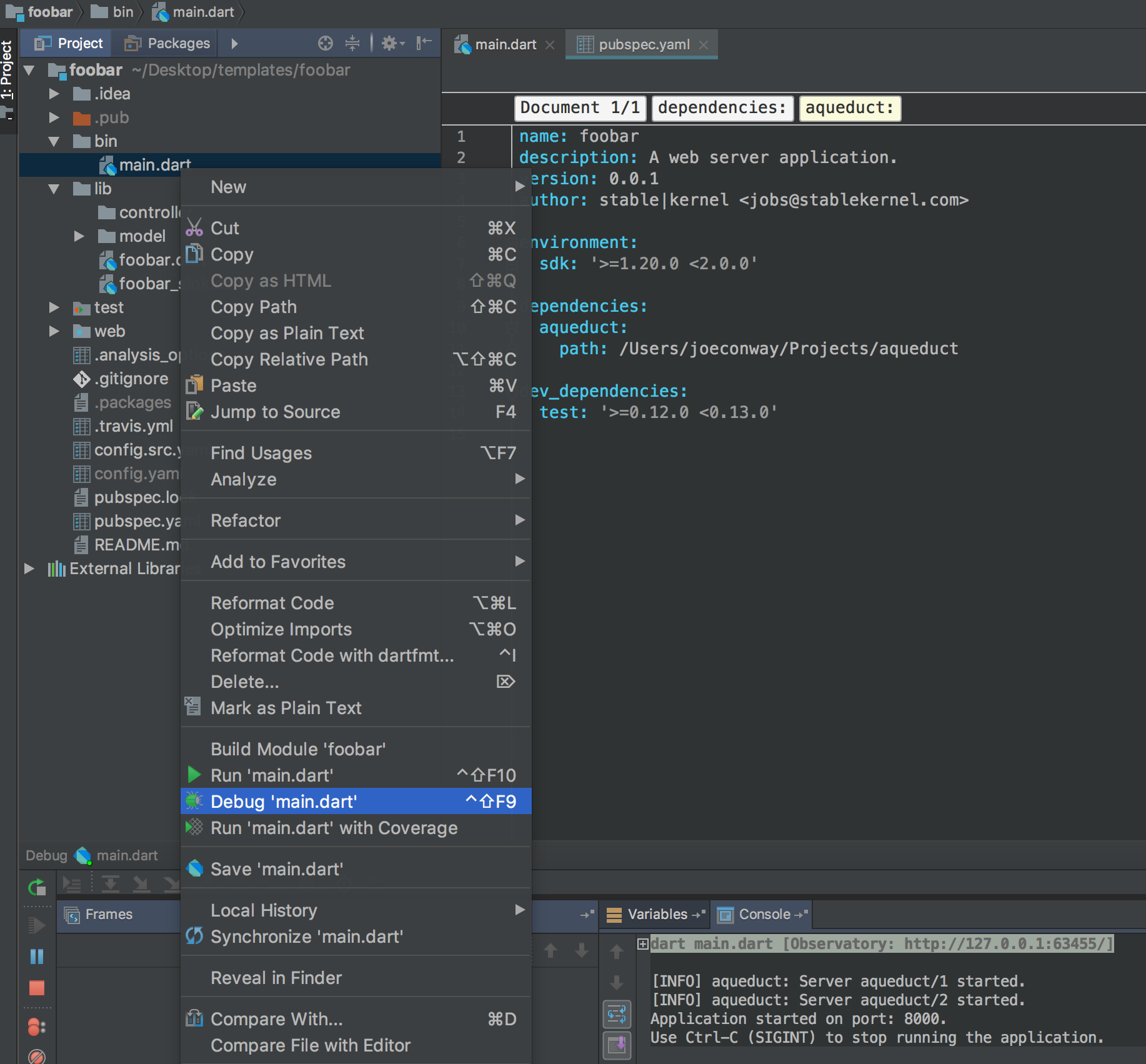 Debugger Screenshot